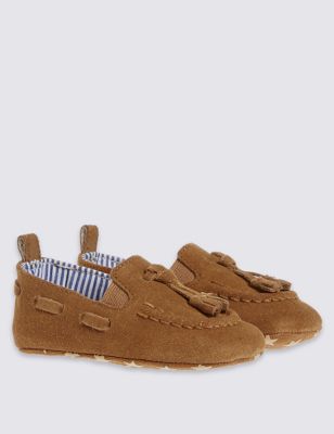 Kids&#39; Suede Slip-on Shoes
